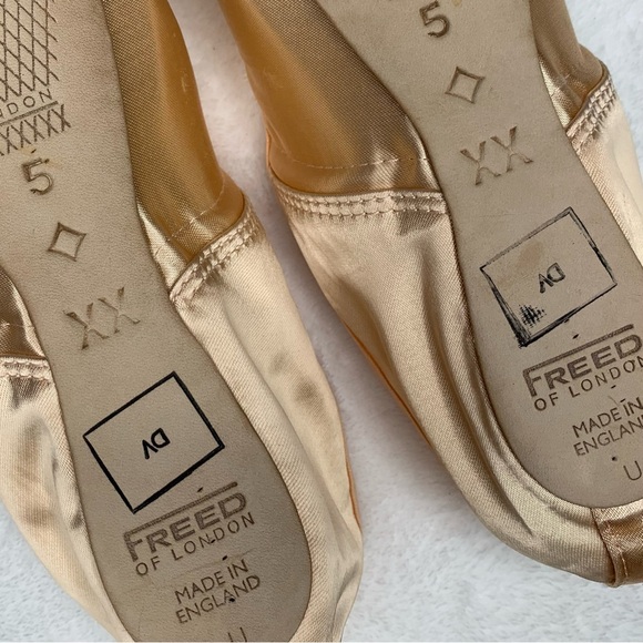 Freed of London Pointe Shoes Classic Deep Vamp SBTDV Diamond Maker Size 5XX - Picture 16 of 17
